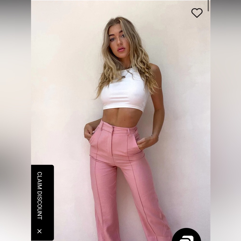 Princess Polly pink pants - new with tags